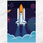 Spaceship Milkyway Galaxy Canvas 12  x 18 