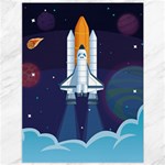 Spaceship Milkyway Galaxy Canvas 36  x 48 