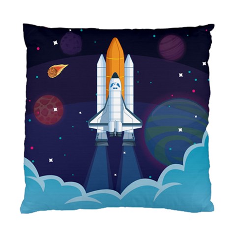 Spaceship Milkyway Galaxy Standard Cushion Case (One Side) from ArtsNow.com Front
