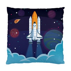 Spaceship Milkyway Galaxy Standard Cushion Case (Two Sides) from ArtsNow.com Back