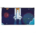 Spaceship Milkyway Galaxy Pencil Case