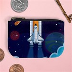 Spaceship Milkyway Galaxy Mini Coin Purse