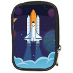 Spaceship Milkyway Galaxy Compact Camera Leather Case