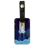 Spaceship Milkyway Galaxy Luggage Tag (one side)
