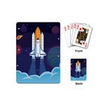 Spaceship Milkyway Galaxy Playing Cards Single Design (Mini)