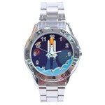 Spaceship Milkyway Galaxy Stainless Steel Analogue Watch