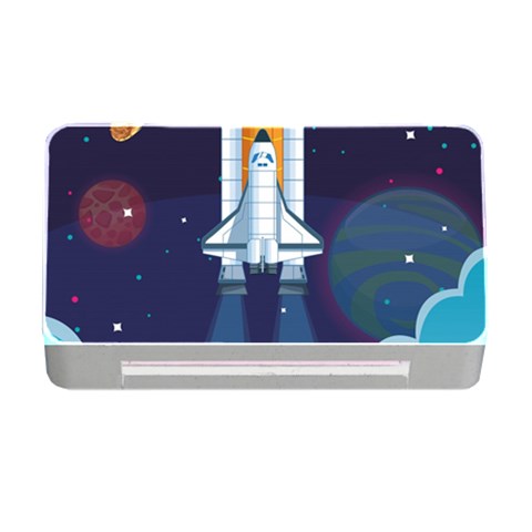 Spaceship Milkyway Galaxy Memory Card Reader with CF from ArtsNow.com Front