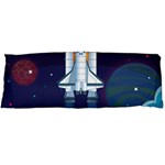 Spaceship Milkyway Galaxy Body Pillow Case (Dakimakura)