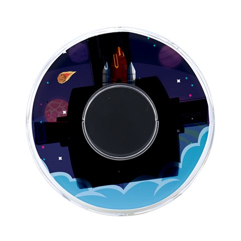Spaceship Milkyway Galaxy On Front