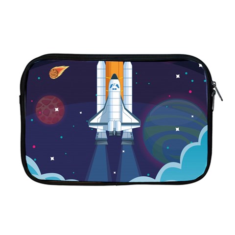 Spaceship Milkyway Galaxy Apple MacBook Pro 17  Zipper Case from ArtsNow.com Front