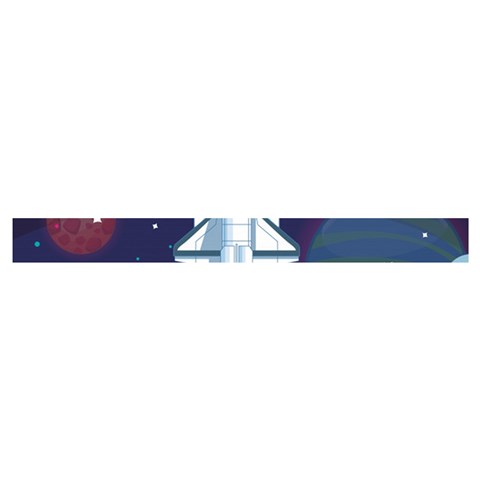 Spaceship Milkyway Galaxy Cross Back Hipster Bikini Set from ArtsNow.com Waistband