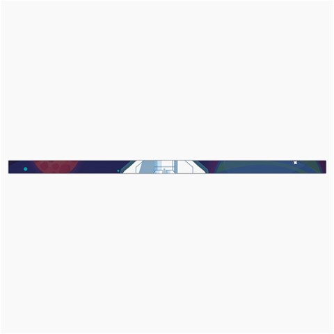 Spaceship Milkyway Galaxy Roll Up Canvas Pencil Holder (L) from ArtsNow.com Strap