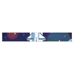 Spaceship Milkyway Galaxy Make Up Case (Large) from ArtsNow.com Zipper Front