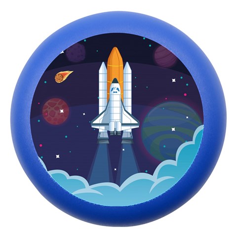 Spaceship Milkyway Galaxy Dento Box with Mirror from ArtsNow.com Front