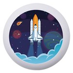 Spaceship Milkyway Galaxy Dento Box with Mirror