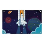 Spaceship Milkyway Galaxy Banner and Sign 5  x 3 
