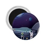 Alien Astronaut Scene 2.25  Magnets