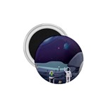 Alien Astronaut Scene 1.75  Magnets