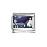 Alien Astronaut Scene Italian Charm (9mm)