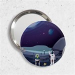 Alien Astronaut Scene 2.25  Handbag Mirrors