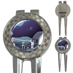 Alien Astronaut Scene 3-in-1 Golf Divots