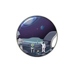 Alien Astronaut Scene Hat Clip Ball Marker (10 pack)