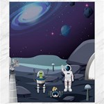 Alien Astronaut Scene Canvas 8  x 10 