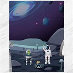 Alien Astronaut Scene Canvas 12  x 16 