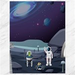 Alien Astronaut Scene Canvas 18  x 24 