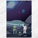 Alien Astronaut Scene Canvas 20  x 30 