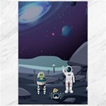 Alien Astronaut Scene Canvas 24  x 36 