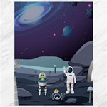 Alien Astronaut Scene Canvas 36  x 48 