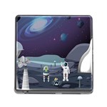 Alien Astronaut Scene Memory Card Reader (Square 5 Slot)