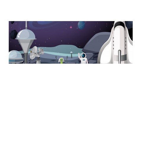 Alien Astronaut Scene Memory Card Reader (Stick) from ArtsNow.com Front