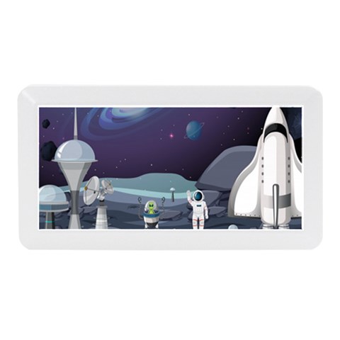 Alien Astronaut Scene Memory Card Reader (Mini) from ArtsNow.com Front