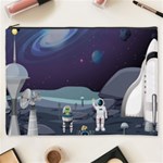 Alien Astronaut Scene Cosmetic Bag (XXXL)