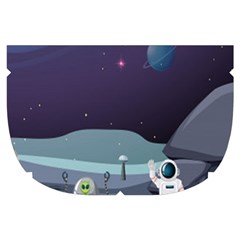 Alien Astronaut Scene Make Up Case (Small) from ArtsNow.com Side Left