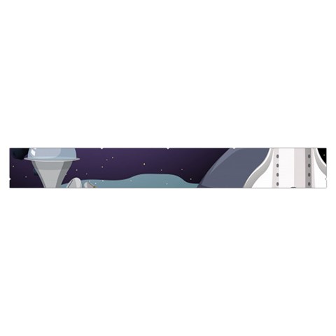 Alien Astronaut Scene Make Up Case (Small) from ArtsNow.com Zipper Tape Front