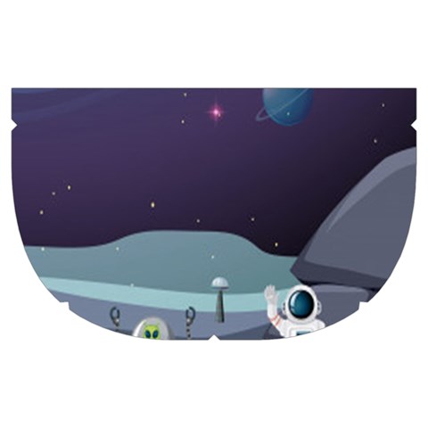 Alien Astronaut Scene Make Up Case (Medium) from ArtsNow.com Side Left
