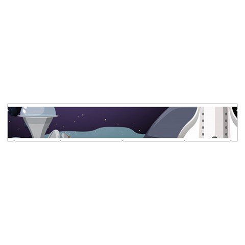 Alien Astronaut Scene Make Up Case (Medium) from ArtsNow.com Zipper Front