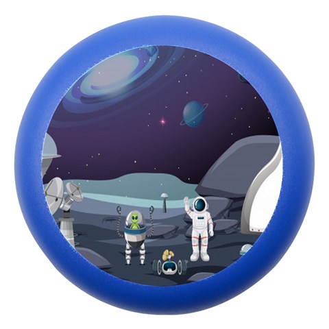 Alien Astronaut Scene Dento Box with Mirror from ArtsNow.com Front
