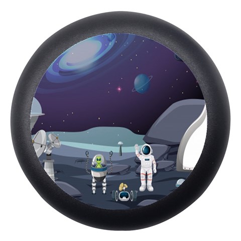 Alien Astronaut Scene Dento Box with Mirror from ArtsNow.com Front
