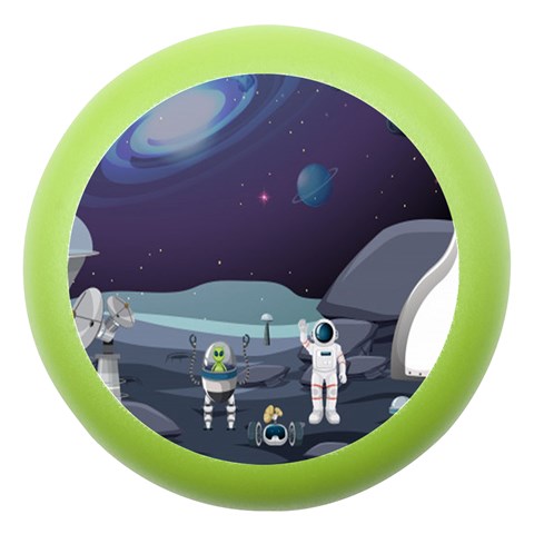 Alien Astronaut Scene Dento Box with Mirror from ArtsNow.com Front