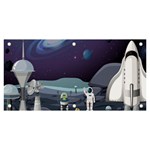 Alien Astronaut Scene Banner and Sign 6  x 3 