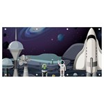 Alien Astronaut Scene Banner and Sign 8  x 4 
