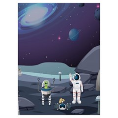 Alien Astronaut Scene Playing Cards Single Design (Rectangle) with Custom Box from ArtsNow.com Card