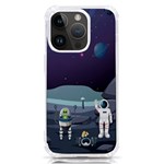 Alien Astronaut Scene iPhone 14 Pro TPU UV Print Case