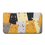Seamless Pattern Cute Cat Cartoons Medium Bar Mat