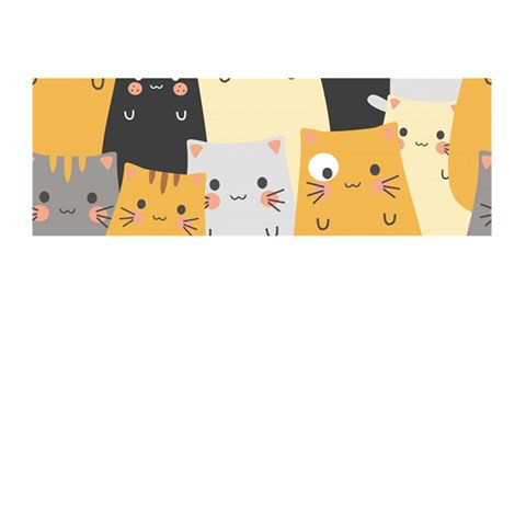 Seamless Pattern Cute Cat Cartoons Memory Card Reader (Stick) from ArtsNow.com Front