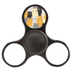 Seamless Pattern Cute Cat Cartoons Finger Spinner